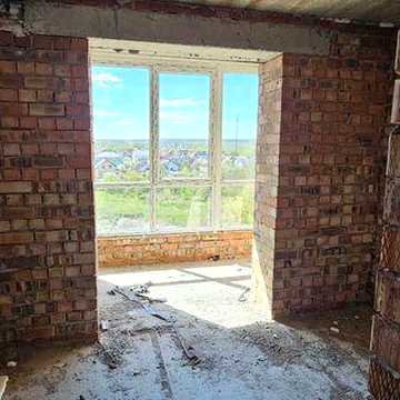 1-кімнатна з видом на гори і озеро