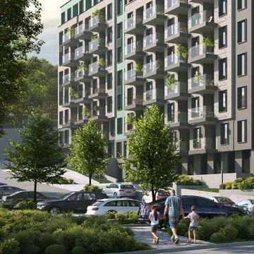 2-кімнатна квартира 82,3 м² ｜ ЖК DREAM HILLS ｜ вул. Малиновська ｜ Ужгород ｜ Панорамний район міста ｜ Від забудовника ｜ Без комісії - DH 1.18 ЖК Dream Hills