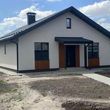 Продам  сучасний будинок біля озера 110 м2  на 9 сотках, Требухів , 17 кВт Бровари 7 хв