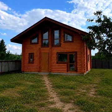 Продам новий 2-х поверховий зруб. Заміський будинок. В дачному селищі Есхар, Новопокровка