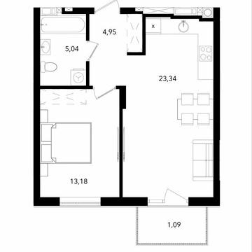 Продаж 1-кімнатної квартири ЖК KAISER FOREST LVIV