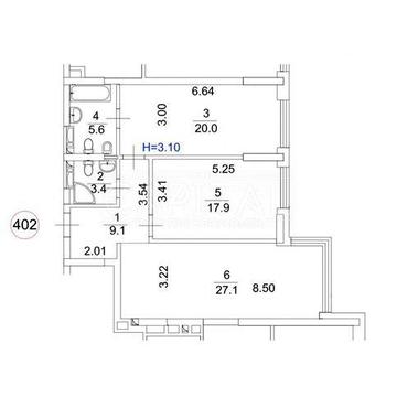 Продаж 2к квартири 83,1 м² БЕЗ РЕМОНТУ у ЖК Edelweiss House  Звіринецька, Печерськ, Київ ЖК Edelweiss House