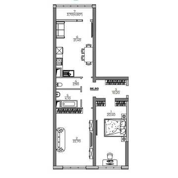 Продаж 2к Квартира Фонтанська дорога ЖК Aqua Marine