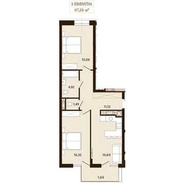 Продаж 2к Квартира Зелена вулиця ЖК Infinity Park