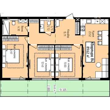 Продаж 3к Квартира Собранецька вулиця ЖК Fly Town