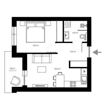 Продаж 1к Квартира Мальовнича вулиця ЖК Dream Hills