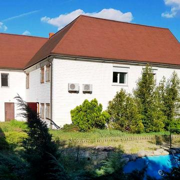 Русаніські сади. Маєток 12 соток на березі озера біля Дніпра, 470кв.м. Метро Лівобережна