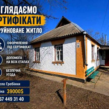 Затишний цегляний будинок із великою ділянкою в Гребінках