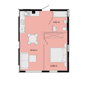 Продаж 1к Квартира Козацька вулиця ЖК SOFIhome