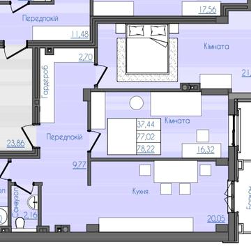 Продаж, Квартира, 2 кімнати, 76 м², ЖК Консул, Фонтанская дорога (Киевский), Фонтан, Одесса