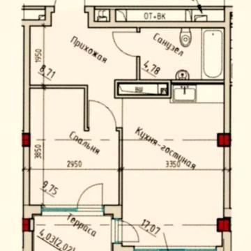 Продаж,  Квартира,  1 кімната,  43 м²,  Софиевская,  Центр,  Одесса