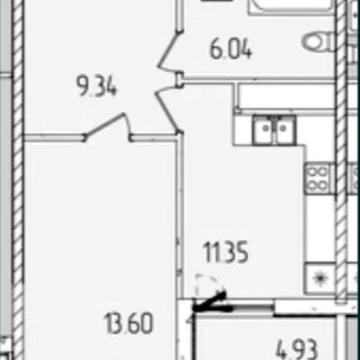 Продаж,  Квартира,  2 кімнати,  43 м²,  ЖК 63 Жемчужина,  Краснова,  Фонтан,  Одесса