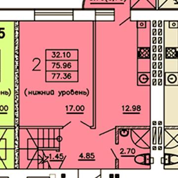 Продаж,  Квартира,  3 кімнати,  80 м²,  ЖК Теплый дом,  Семена Палия,  Котовского,  Одесса