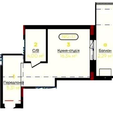 Продаж студії від власника у центрі м.Ужгород ЖК Flower Residence