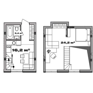 Тарасівка! Простора дворівнева квартира 43,8м² у передмісті Києва ЖК Brabant Park
