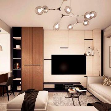 3к квартира 180м² в стилі таунхаус з панорамною терасою та гаражем