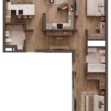ЖК Новопечерські Липки, ЖК Nordica, 3х кімн вул. А. Верхогляда ЖК Nordica Residence