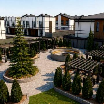 Таунхаус, будинок з центральними комунікаціями, газом в Тарасівці, Київська обл. Продаж від забудовника