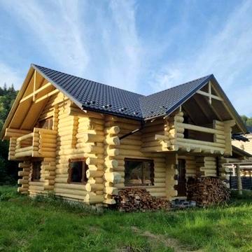 Продам будинок з дикого зрубу Карпати Микуличин Буковель