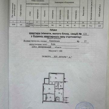 Продаж 2-к квартири 75 кв.м. біля метро (від власника) ЖК Краковская 27