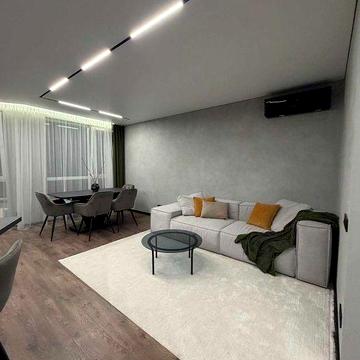 Стильна квартира 70 м² з великою кухнею-вітальнею у ЖК Greenville Park