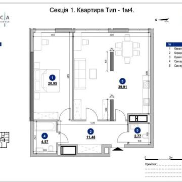 Продаж квартиры в новом ЖК  рядом  ЖК Новопечерские липки