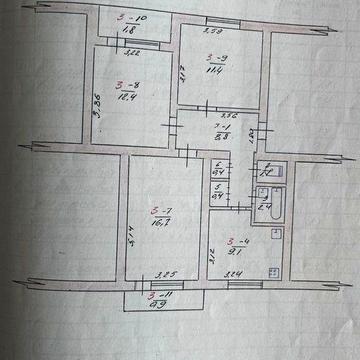 Квартира 65.4 кв.м.