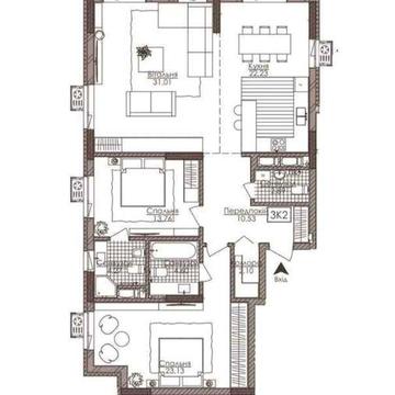 Продаж 3-к квартира Річкова,4 ЖК Камертон, центр. ЖК Камертон