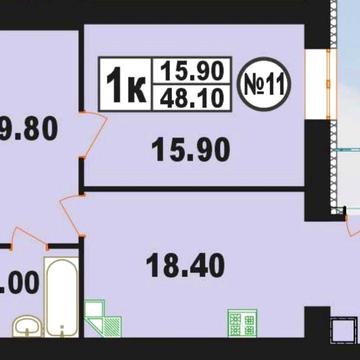 Продам однокімнатну квартиру. ЖК Степана Бандери 80