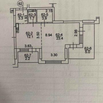 Продажа видовой 1-комнатной - (евро двушка)квартиры в ЖК «Куб 29» ЖК Куб 29