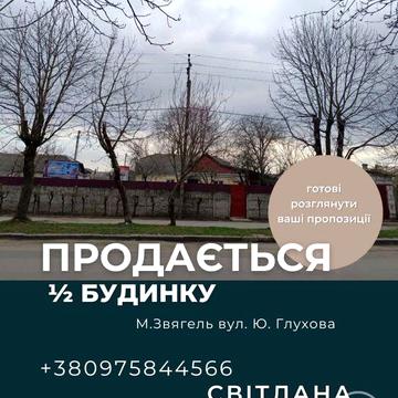 ЦІНУ ЗНИЖЕНО ПРОДАЖ 1/2 будинку під комерційну діяльність