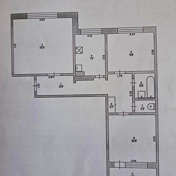 Продаж 3-кімнатної квартири