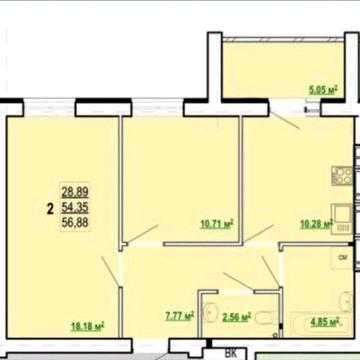 ЖК Победы продам 2х ком квартиру с документами Алексеевка .L ЖК Победы