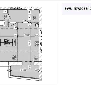 Продаж 1к Рауш , Виставка , Мінімальне оформлення , Велика площа , без комісії ЖК Рауш Дельта