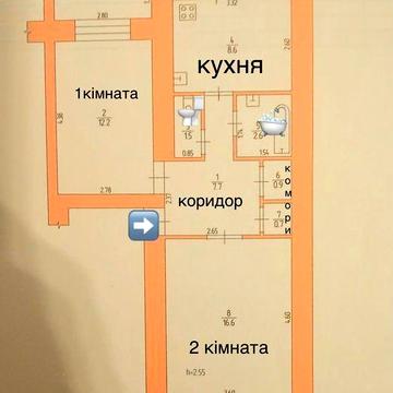 Продам квартиру 2 кiмн.