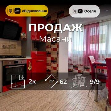 2 кімнатна квартира з ремонтом та лічильником на тепло RD