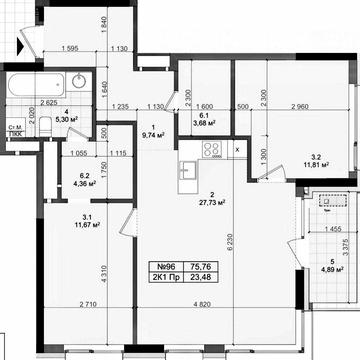 Продається 3к. квартира в Tetris Hall | Тетріс Холл| 75 м²|Федорова 2а ЖК Tetris Hall