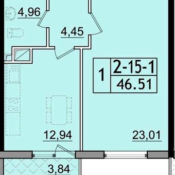 БЕЗ Комиссии! Под ПРОГРАММЫ!  1-комн. в 59-й Жемчужине Кадор /ул. Сахарова ЖК 59 Жемчужина