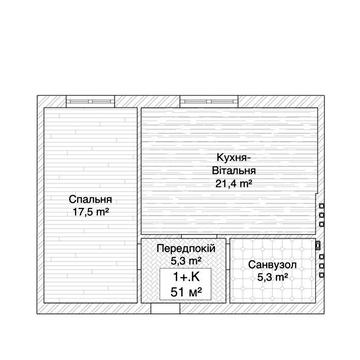Продаж 1 кімнатної квартири, РАЙОН СЛОВЯНКА