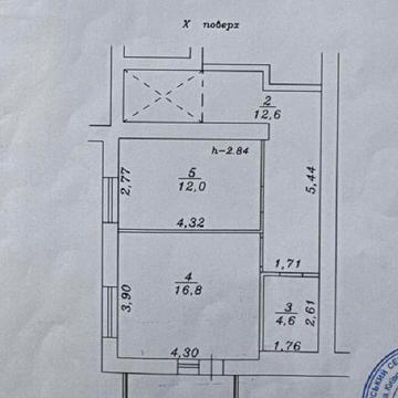 НАЙДОСТУПНІША 1К КВАРТИРА В ЗДАНОМУ БУДИНКУ! 54 м²! ГАЗ!мінімальне оформлення! ДЕРЖПРОГРАМИ! БЕЗ КОМІСІЇ!