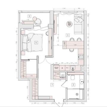 Продаж 1 кімнатної квартири 53 кв.м ЖК City Hub