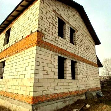 Недорого!Новий,недобудований будинок та 12сот.с.Березівка.Київ 25км.