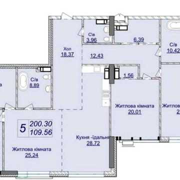 Продаж видової та просторої 5-кімнатної квартири 200 м² у ЖК Новопечерські Липки — вул. Андрія Верхогляда / Без ремонту / 3 с/в ЖК Новопечерські Липки