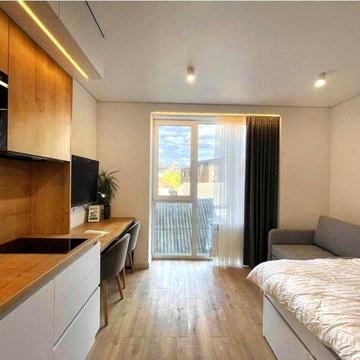 1 кімнатна квартира студіо 23,5м² | метро Дорогожичі / Сирець 15 хвилин пішки | під оренду | без% ЖК О47