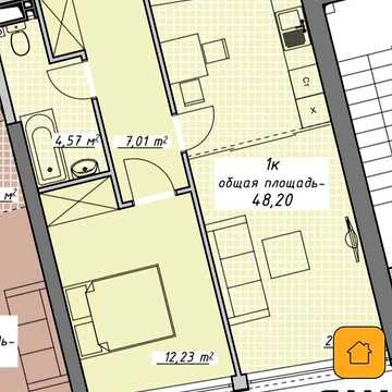 Продаж 1к Квартира Курортний провулок ЖК Атмосфера