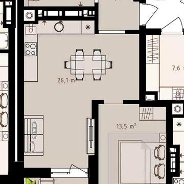 1 кімнатна квартира ЖК Grey Fort вул. Приміська, 20 (Бічна Зелена , Вулецька, Пирогівка) Львів Грей Форт ЖК Grey Fort