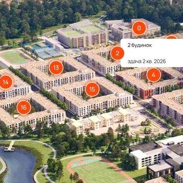 продаж 1-к квартири студії ЖК Пакрсайд Басівка 2-й будинок ЖК Парксайд