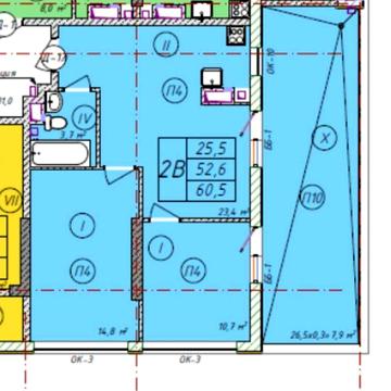 2к квартира з терасою в Таїровських садах з видом на море ЖК Таїровські сади