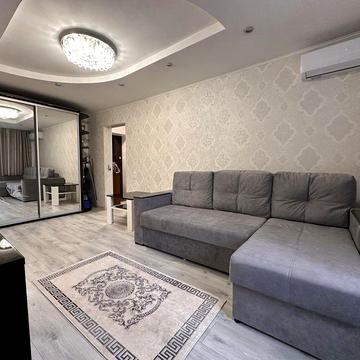 1 комнатная 33 м Ремонт мебель техника Гос программы+