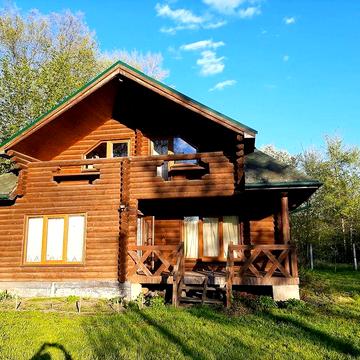 Ваша особиста Карпатська казка на березі Десни — автентичний будинок зі зрубу